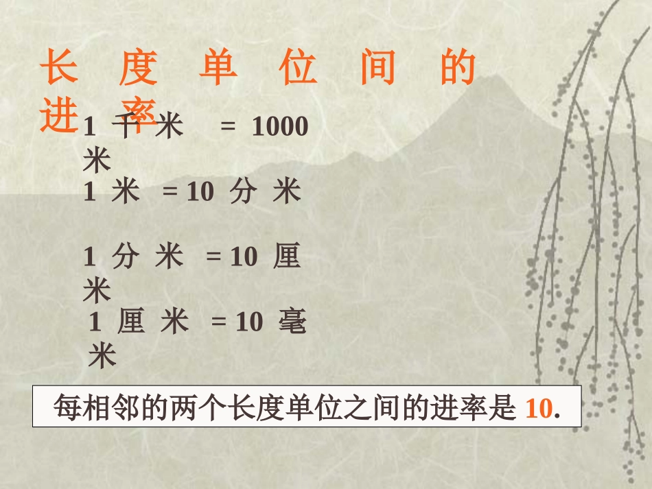 量的计量长度单位和面积单位PPT课件_第1页