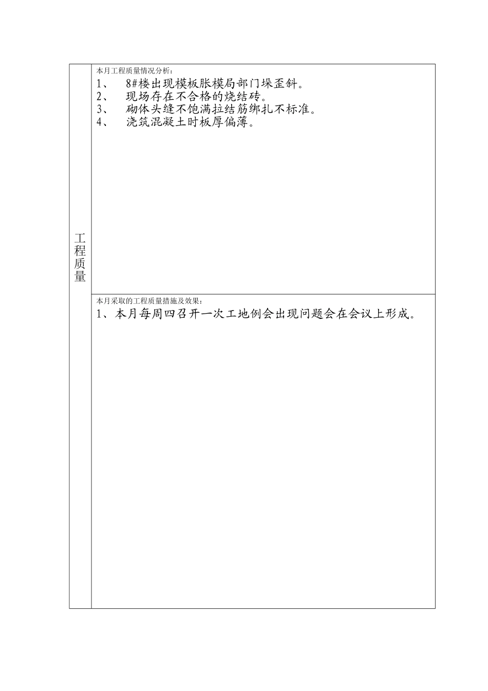 怡馨苑小区工程建设监理工作月报_第3页