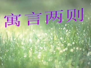 二年级语文下册《寓言两则》课件之一