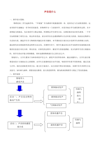 第一章第一节 声音是什么