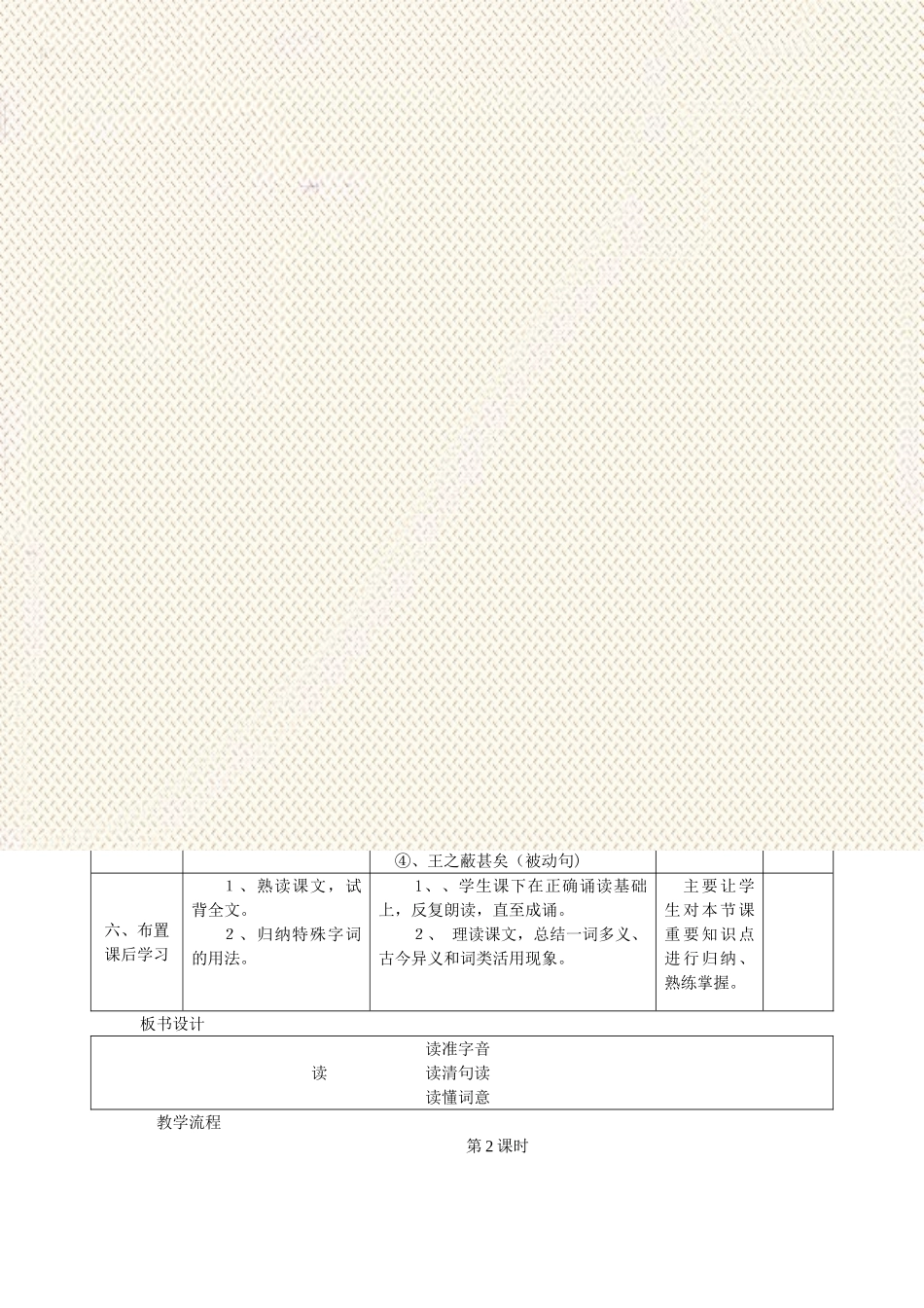 九年级语文下册《邹忌讽齐王纳谏》教学设计10 苏教版_第3页
