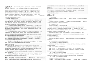 历史观重要概念