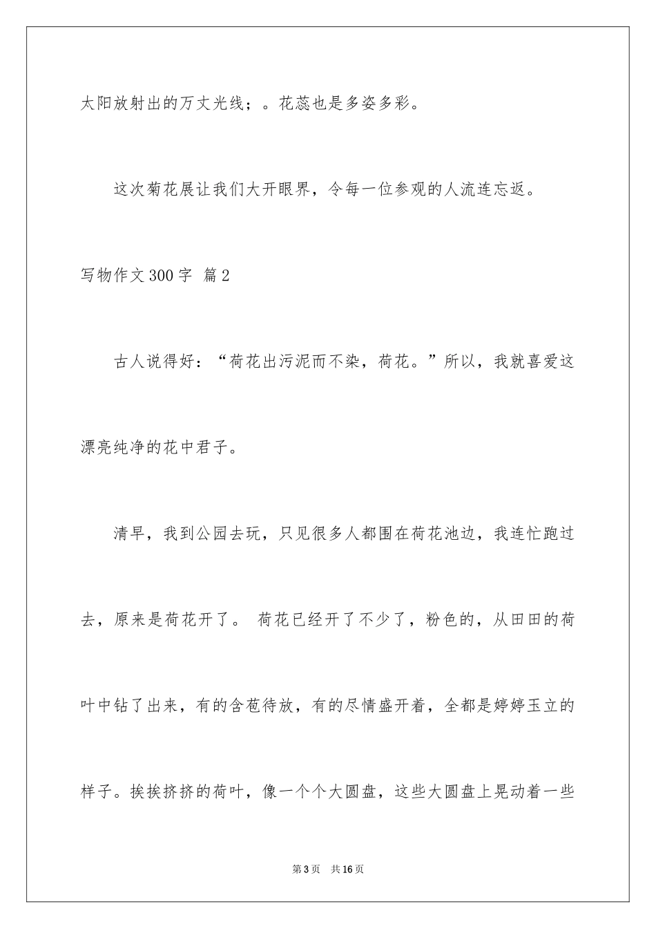 2024写物作文300字_42_第3页