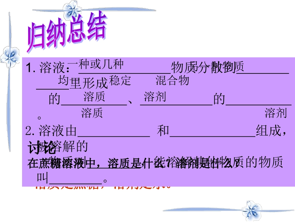 【教学课件】2015春九年级化学（人教）下册：第9单元课题1溶液的形成（共18张PPT）_第3页
