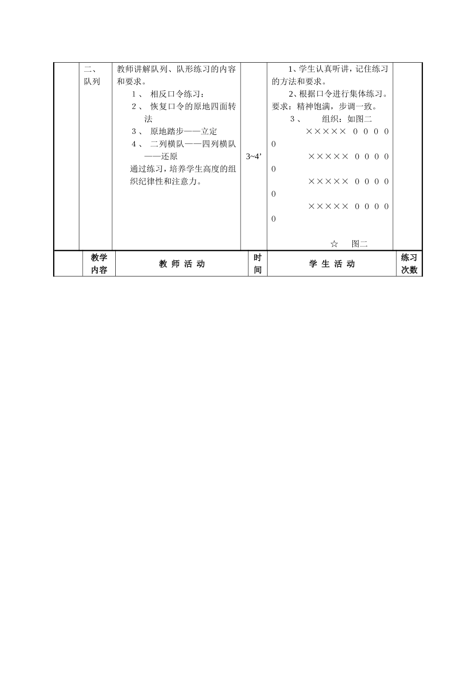 体育课教案123_第2页