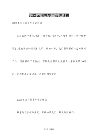 2024公司领导年会讲话稿_12