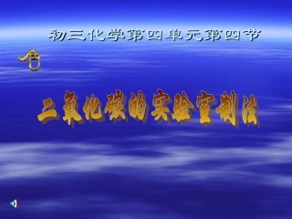 二氧化碳的实验室制法1