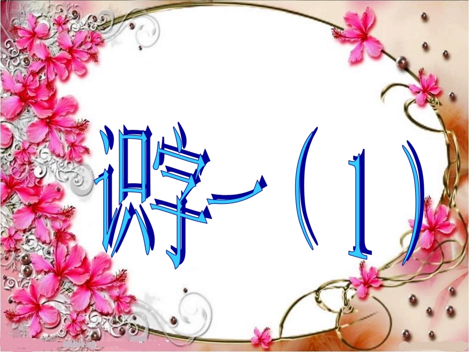 《识字一（1）》_第1页