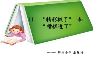 精彩极了和糟糕透了 
