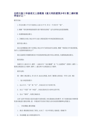 意大利的爱国少年1