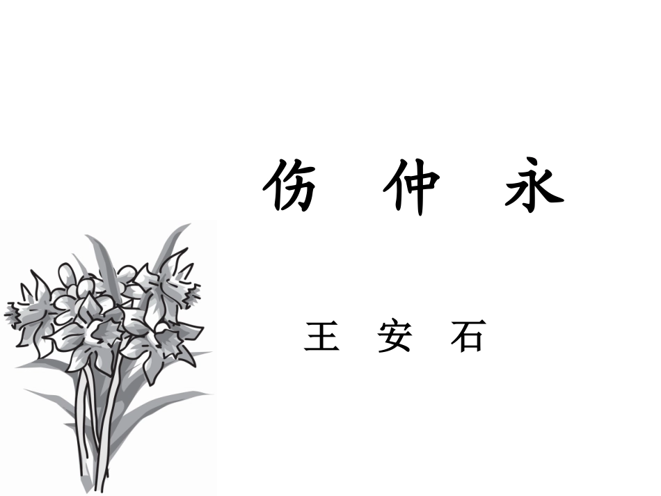 《伤仲永》公开课课件_第1页
