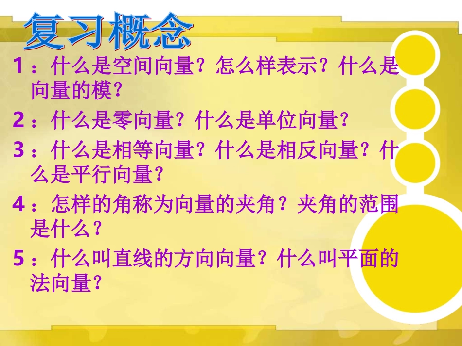 公开课空间向量的运算1_第2页