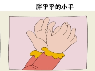 《胖乎乎的小手》课件3