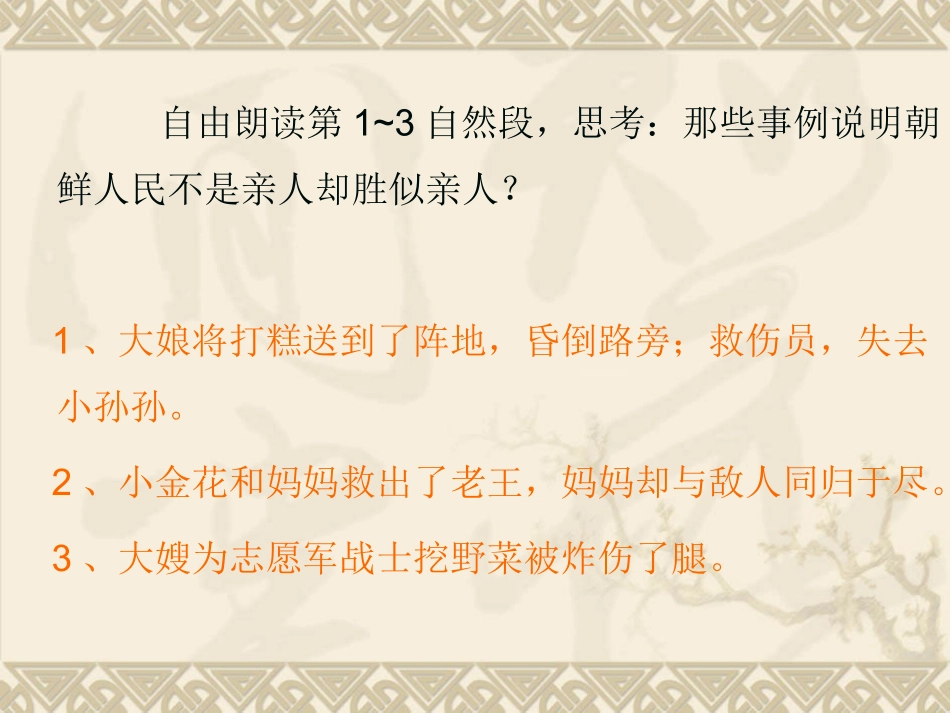 《再见了亲人》PPT课件_第3页