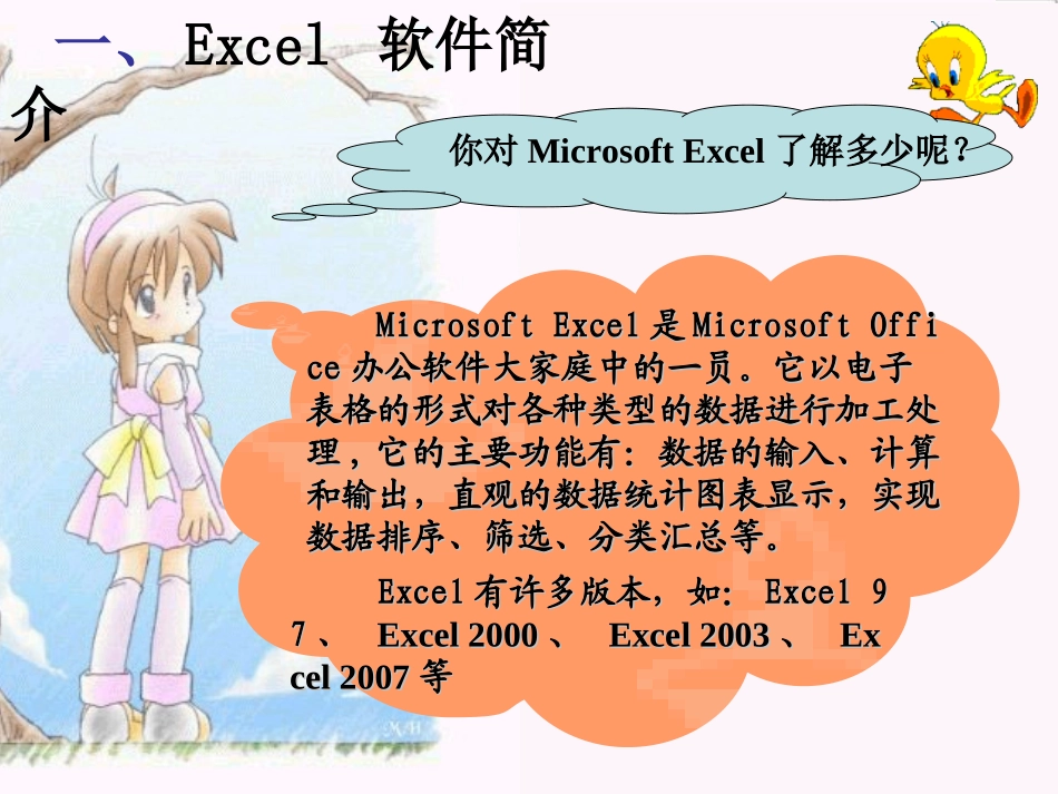 初识电子表格Excel_第2页