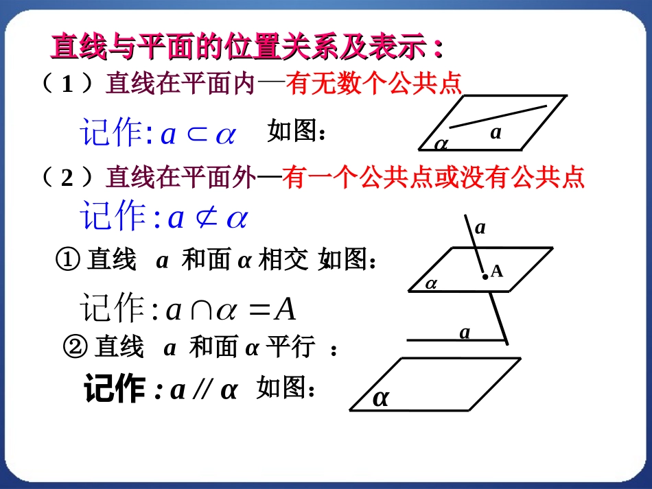 空间中直线与平面之间的位置关系_第3页