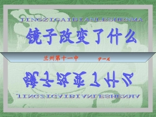 《镜子改变了什么》