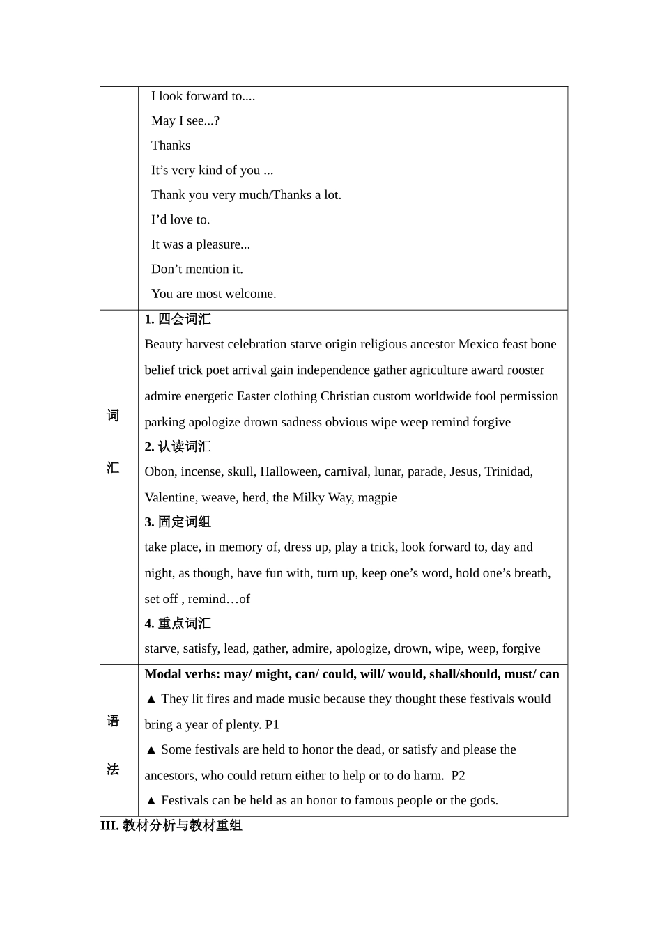 人教版Ｂ3+U1单元教案_第2页