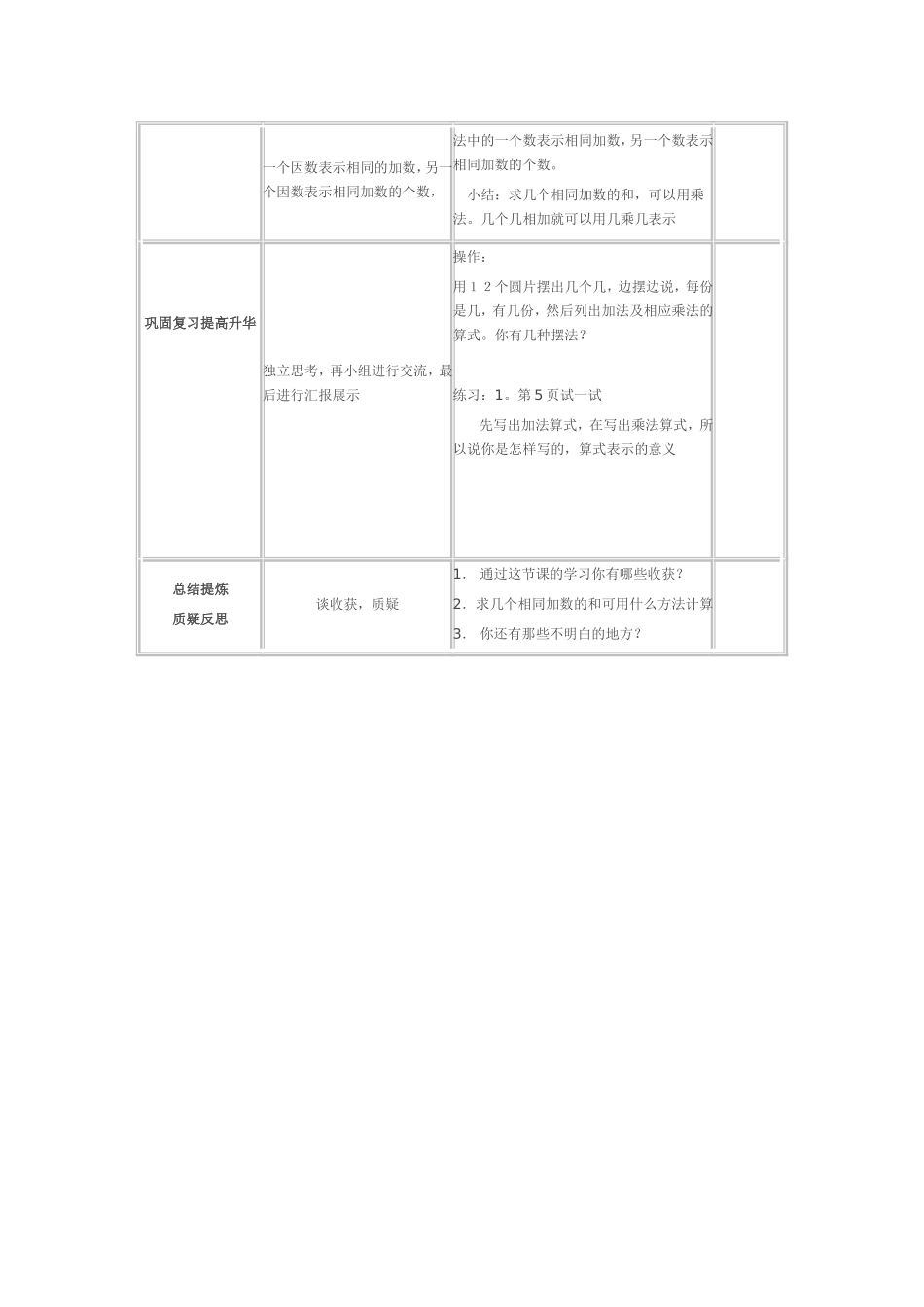 乘法意义教学设计_第2页