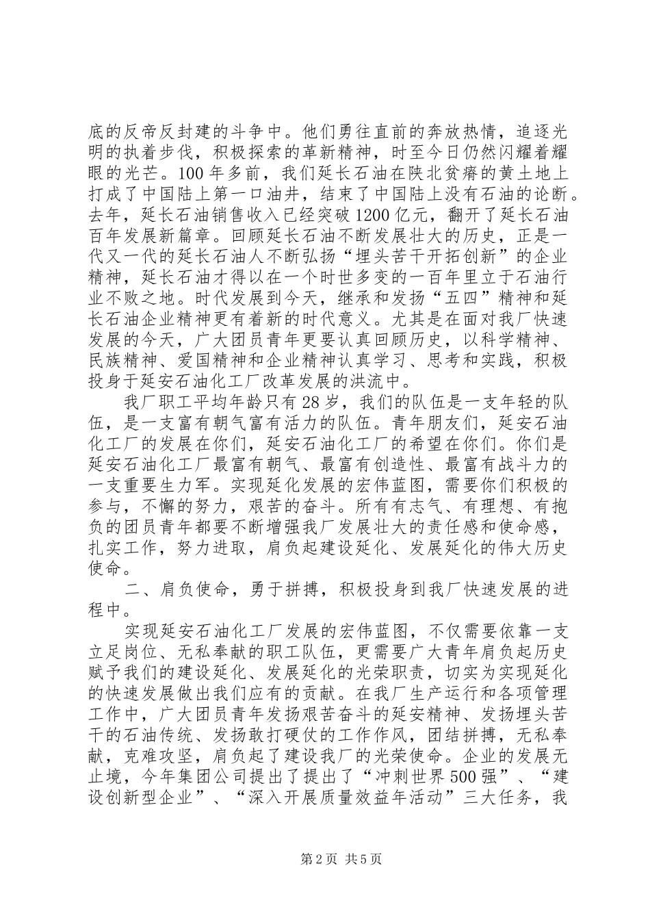 党委书记XX年团工作会讲话发言_第2页