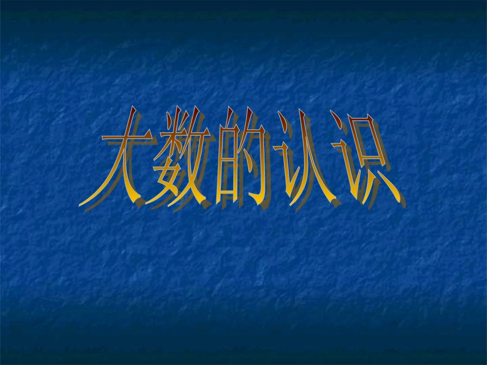 大数的认识 (2)_第1页