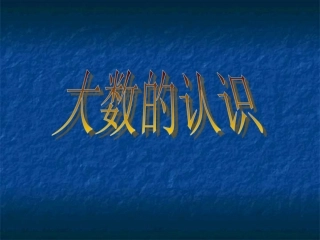 大数的认识 (2)