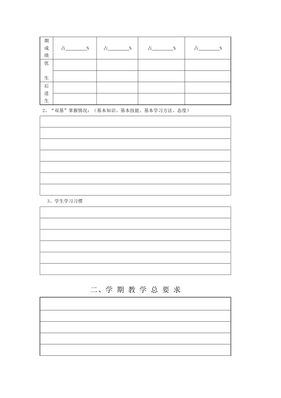 语文科学生成绩记载表_第3页