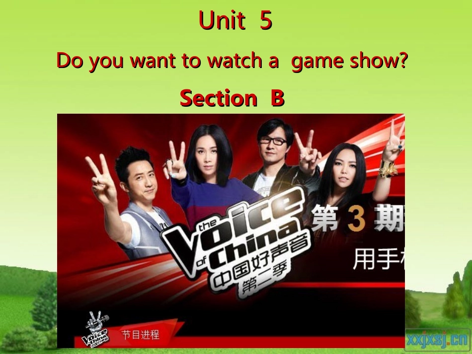 2013新人教版八年级上册Unit_5_Do_you_want_to_watch_a_game_show_Section_B_第1页
