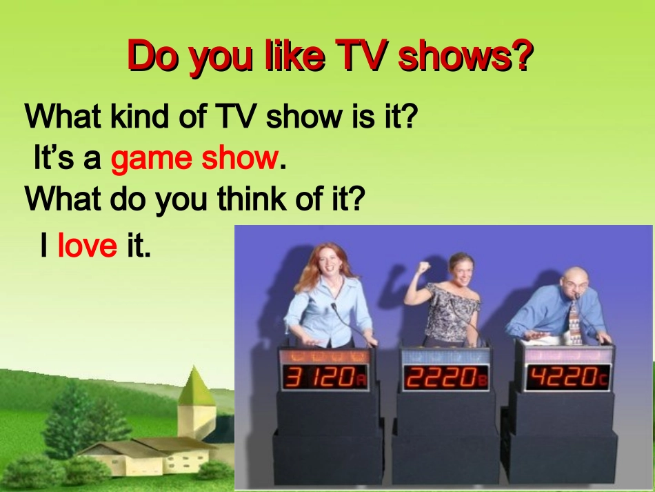 2013新人教版八年级上册Unit_5_Do_you_want_to_watch_a_game_show_Section_B_第2页