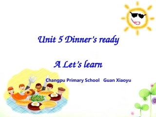 新版_PEP_四上_Unit_5_A_Let's_learn