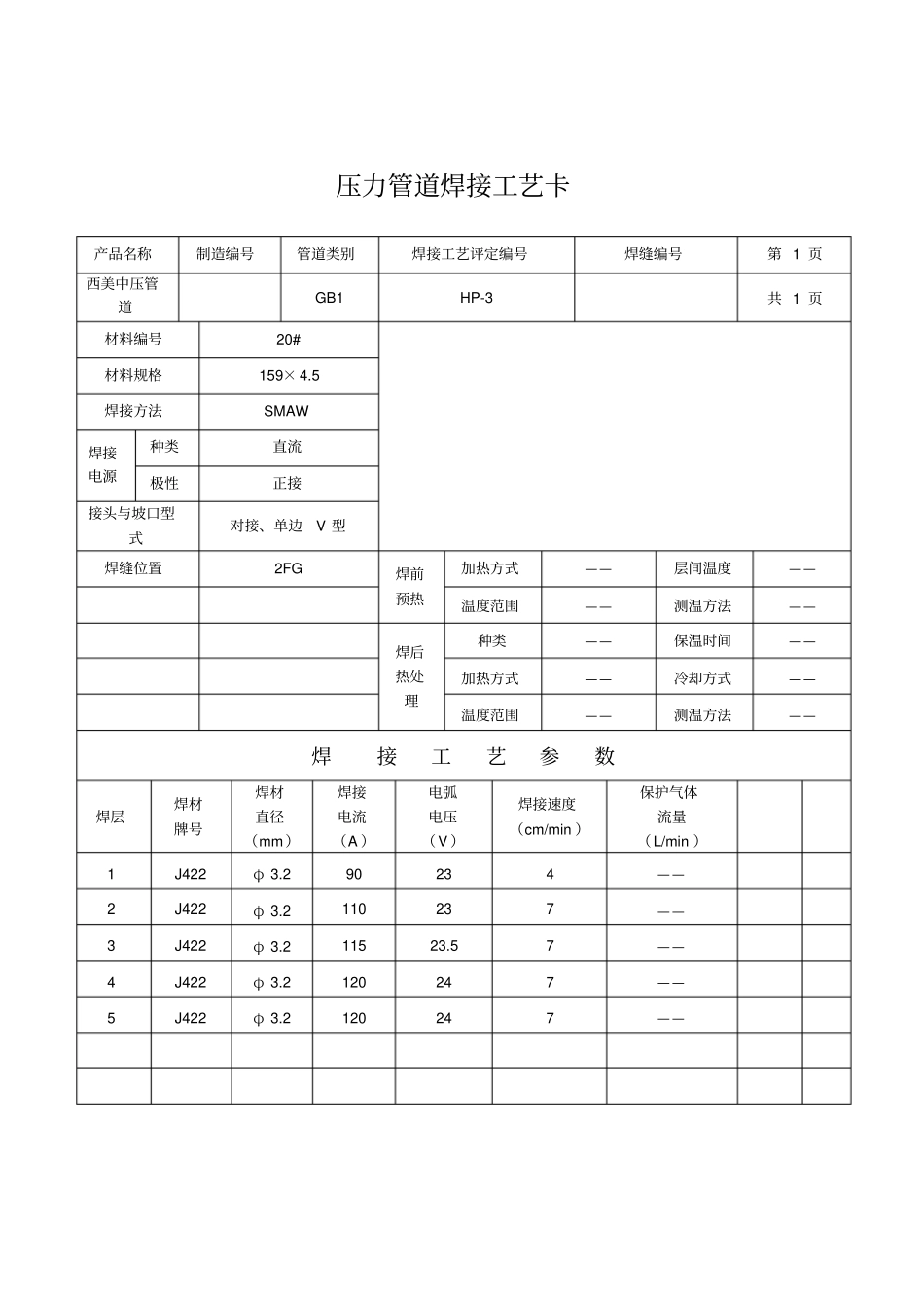压力管道焊接工艺、工艺卡、规程及工艺评定_第2页