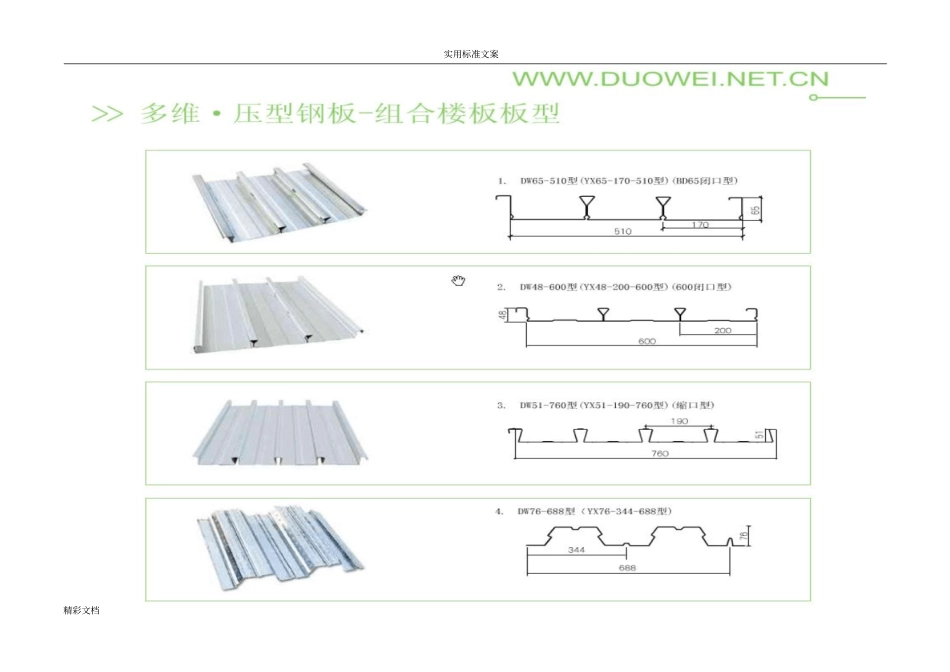 压型钢板组合楼板技术全参数及施工安装_第2页