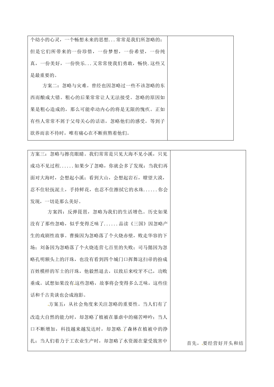 山东省郯城县中考语文 七下 第四单元复习教案-人教版初中九年级全册语文教案_第2页
