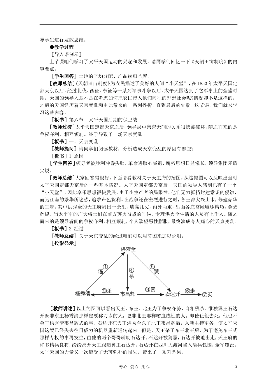 高中历史 1.6 太平天国后期的保卫战1教案 新人教版_第2页
