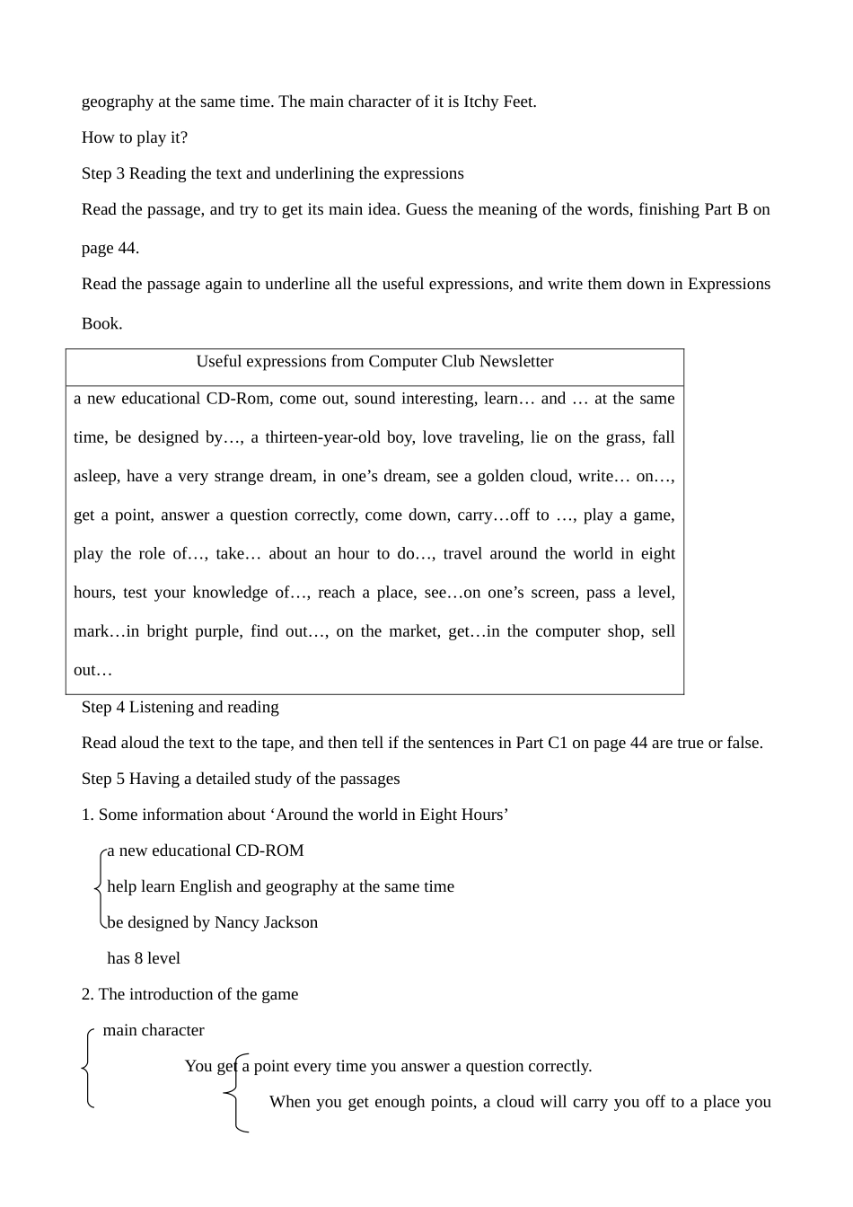 牛津版八年级英语Unit 3 Online travel--Reading I [ty]_第3页