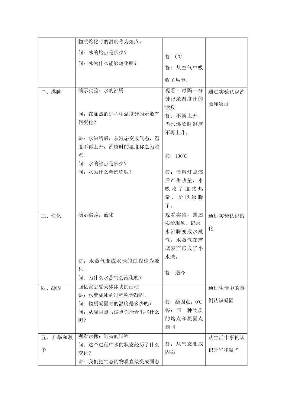 六年级科学下册 第6章 水与人类 6.3 水的循环 水的三态变化教案设计 牛津上海版-牛津上海版小学六年级下册自然科学教案_第2页