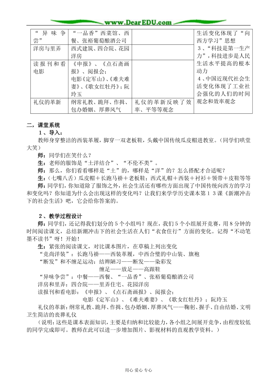 岳麓版高中历史必修2新潮冲击下的社会生活2_第2页