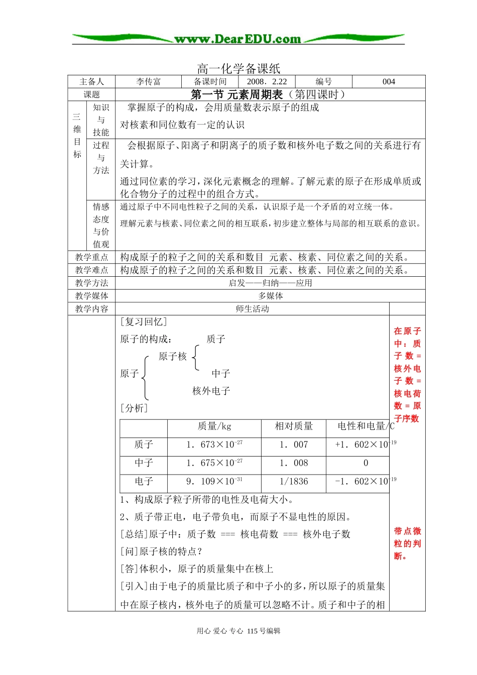 1.1元素周期表4课时4_第1页