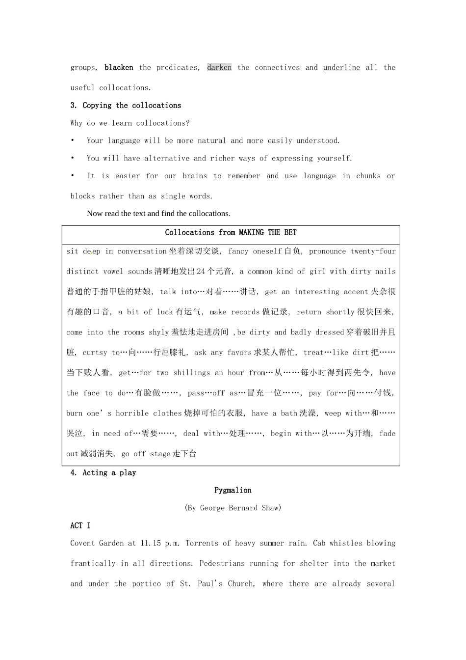 2014-2015学年高中英语 Unit 4 Period 3 A sample lesson plan for Using Language教学设计 新人教版选修8_第2页