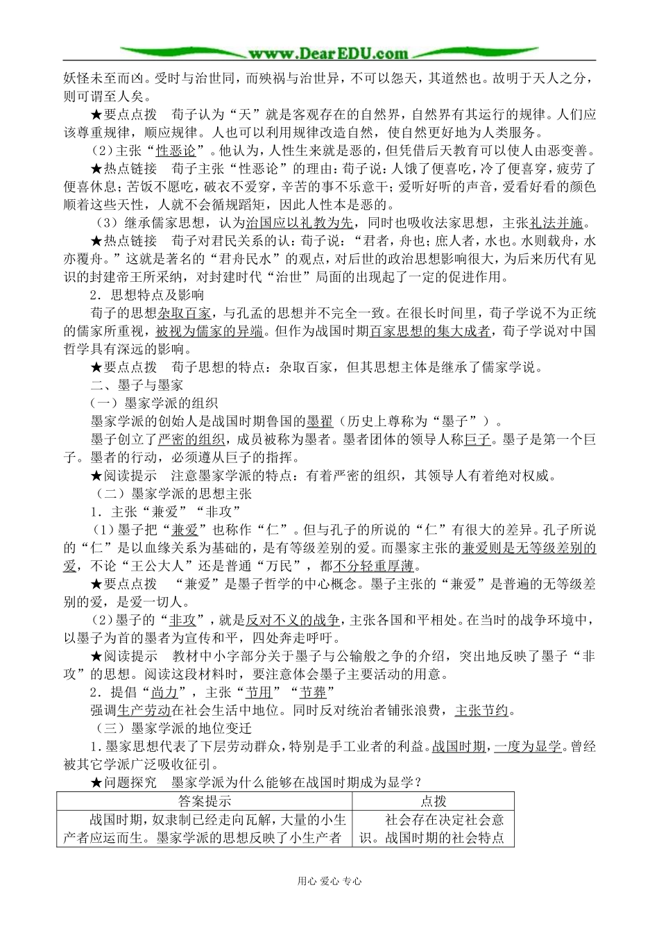 岳麓版高中历史必修3战国时期的百家争鸣_第2页