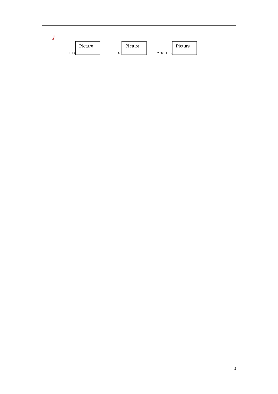 二年级英语 Book 3 Module 6 Unit 1教案 新标准外研版_第3页