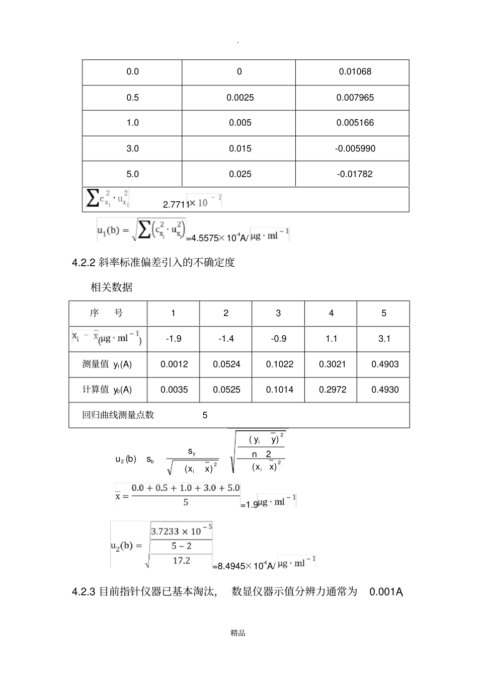 原子吸收检出限不确定度评定_第3页
