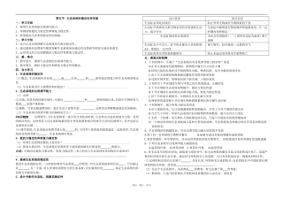 高中生物生态系统的稳定性导学案人教版必修3
