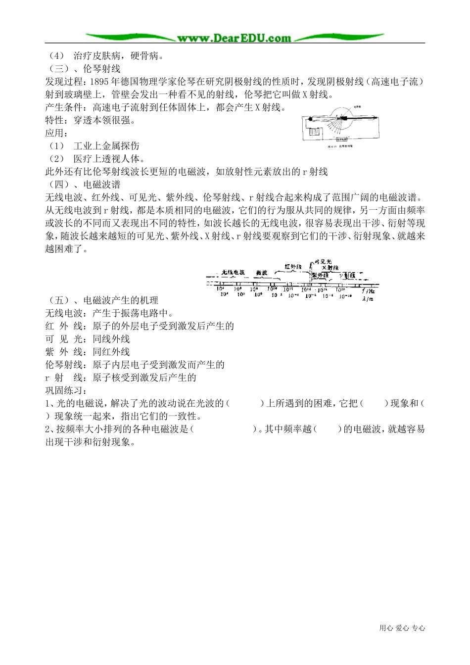 高中物理选修3-4光的电磁说电磁波谱_第2页