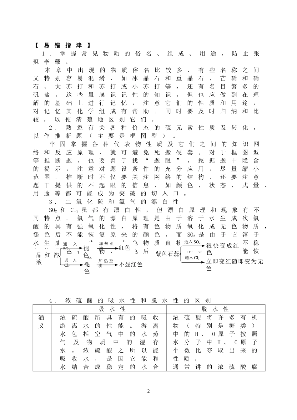 2008年高三化学成套优秀复习讲义 氧族元素_第2页