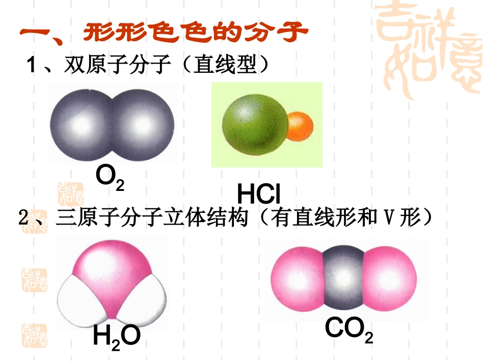 分子的立体机构课件人教选修_第3页
