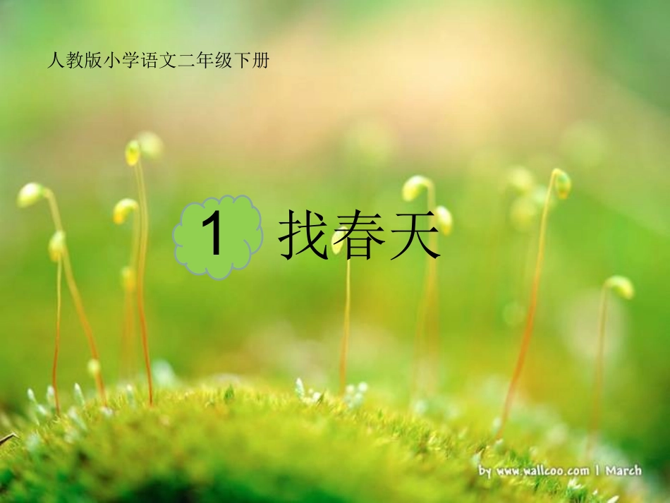 二年级语文下1《找春天》课件_第2页