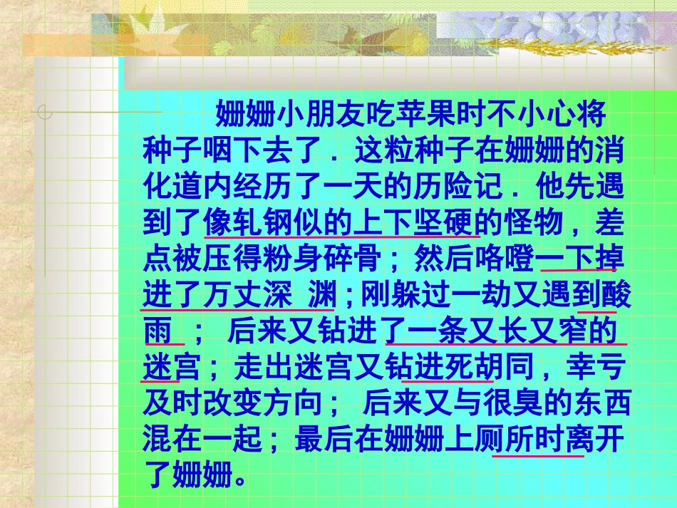 初一下册生物第二章第二节人体的消化与吸收复习资料_课件_第3页