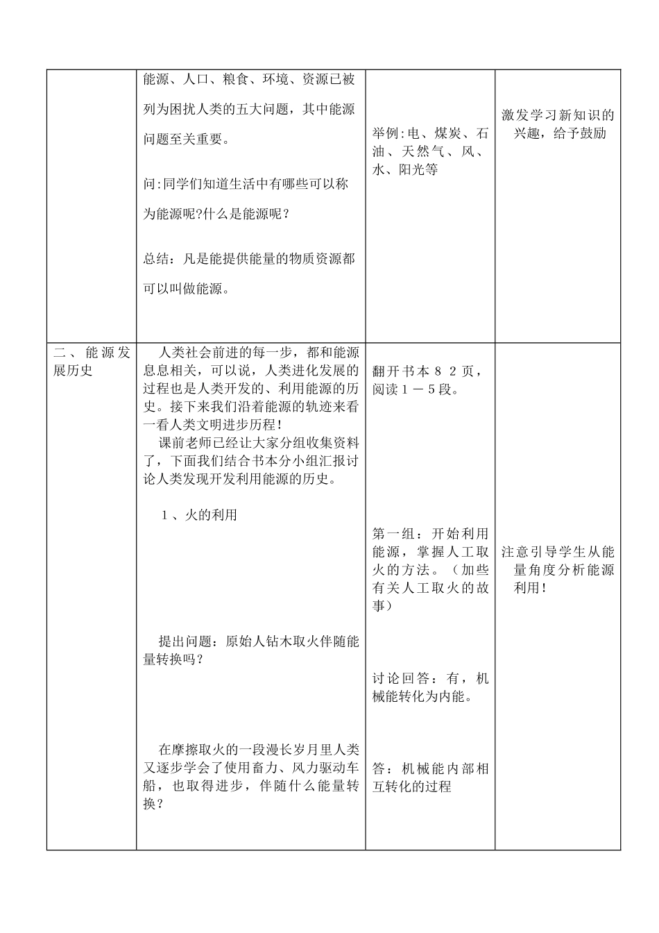 苏科版九年级物理能源利用与社会发展教案2_第2页