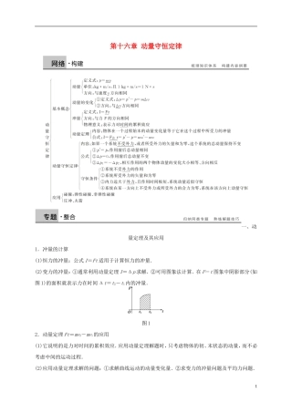 高中物理 第十六章 动量守恒定律导学案 新人教版选修3-5-新人教版高二选修3-5物理学案